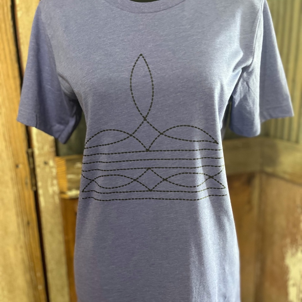 Women's Blue Graphic Tee